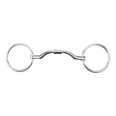 Myler Loose Ring Snaffle With Low Wide Ported Barrel 5 Inch Mouth Mb 33 Wl - Hooves and Paws