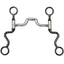 Myler Black Steel Seven Shank with Narrow Low Ported Barrel MB 43LP 89 - 13435 - Hooves and Paws