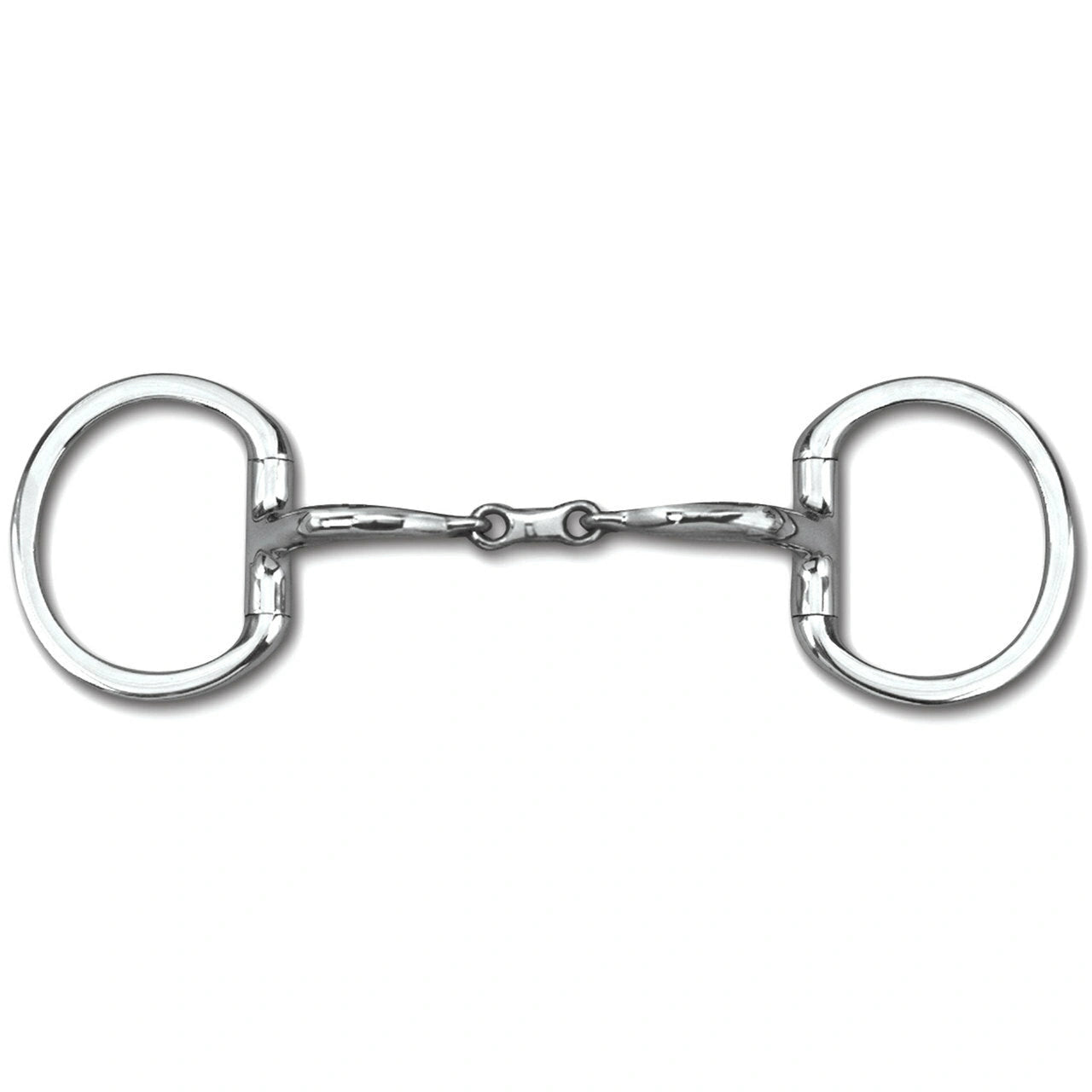 Myler Eggbutt Without Hooks With Stainless Steel French Link Snaffle Mb 10(5 In. S.S. 10. Mouth) - Hooves and Paws