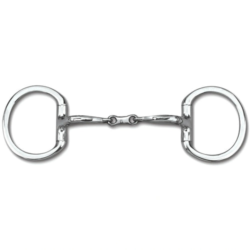 Myler Eggbutt Without Hooks With Stainless Steel French Link Snaffle Mb 10(5 In. S.S. 10. Mouth) - Hooves and Paws