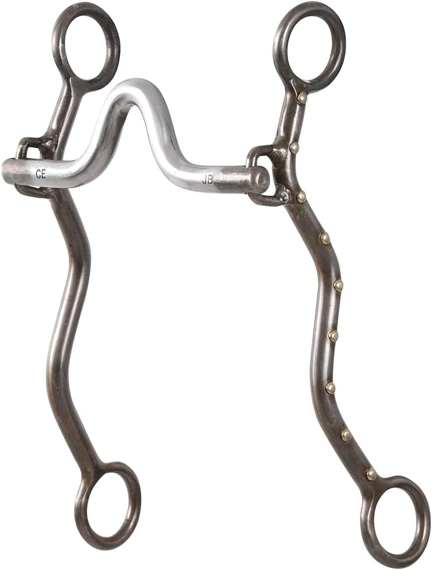 Classic Equine Joe Beaver High Port Bit - 8 inch Shank Horse Bit for Precision Control and Tongue Relief