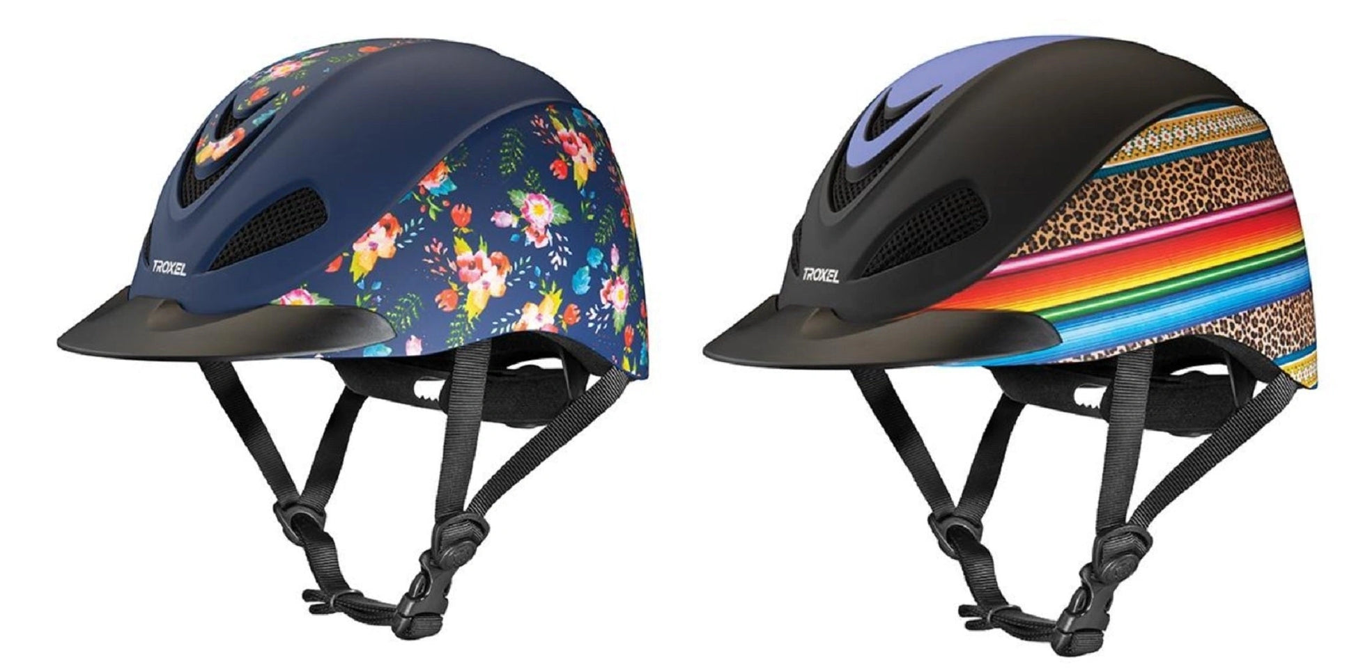 Troxel Riding Helmet Dynasty Horse Safety Low Profile Equine - Hooves and Paws