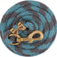 Weaver Leather Poly Lead Rope with Non-Rust Solid Brass 225 Snap, Soft Feel - 10'