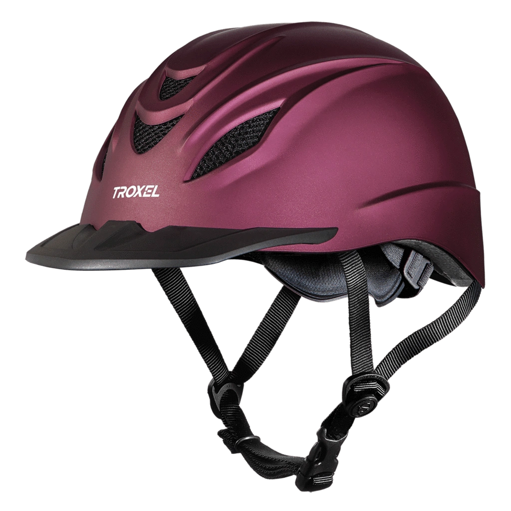 Troxel Low Profile Western Safety Riding Duratec Helmet Intrepid - Hooves and Paws