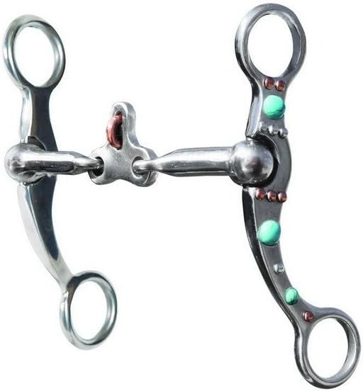 Professional's Choice Bit Dot Shank Floating Spade Mouth 5 1/4" PCB - 142 - Hooves and Paws