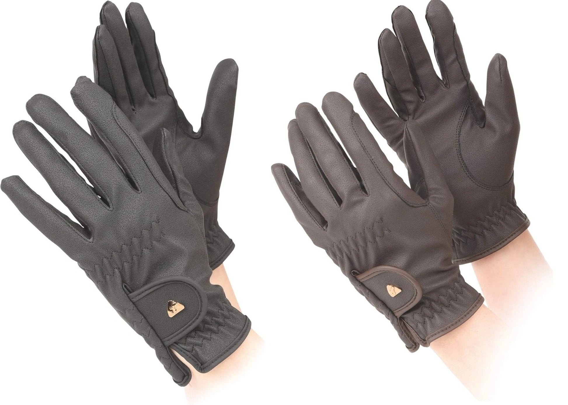 Shires Aubrion Arene Synthetic Leather Riding Gloves - Childs 1077 - Hooves and Paws