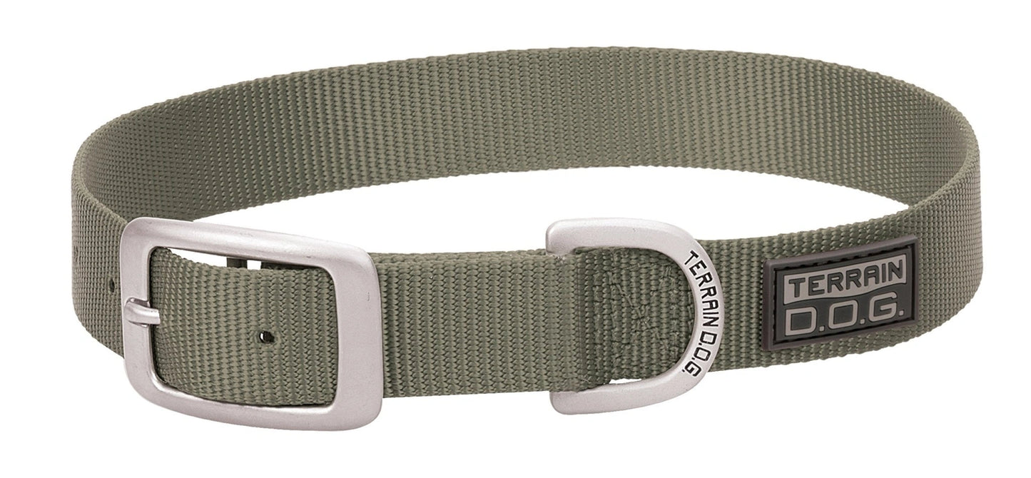 Weaver Leather Nylon Single - Ply Dog Collar - Hooves and Paws