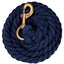 Weaver Leather Equine Performance Soft Grip Cotton Lead Rope with Brass Snap - 5/8" x 10'