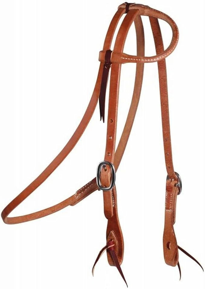 Professional's Choice Professional's Cowboy Laced Single Ear Headstall w/Throatlatch 5038HL - Hooves and Paws