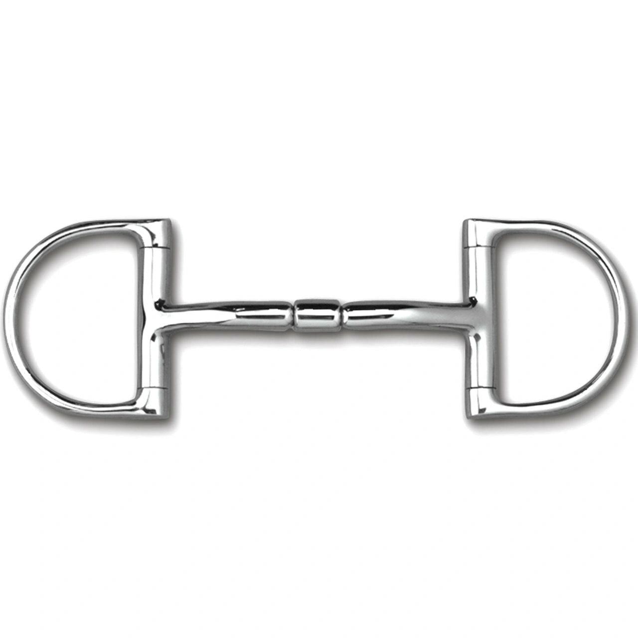 Myler Dee Without Hooks With Stainless Steel Mullen Barrel Snaffle 4 1/2 Inch Mouth Copper Inlay Pony Dee Mb 32 - Hooves and Paws