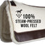 Professional's Choice 100% Wool Felt Contoured Saddle Pad - Pressure Relief & Comfort