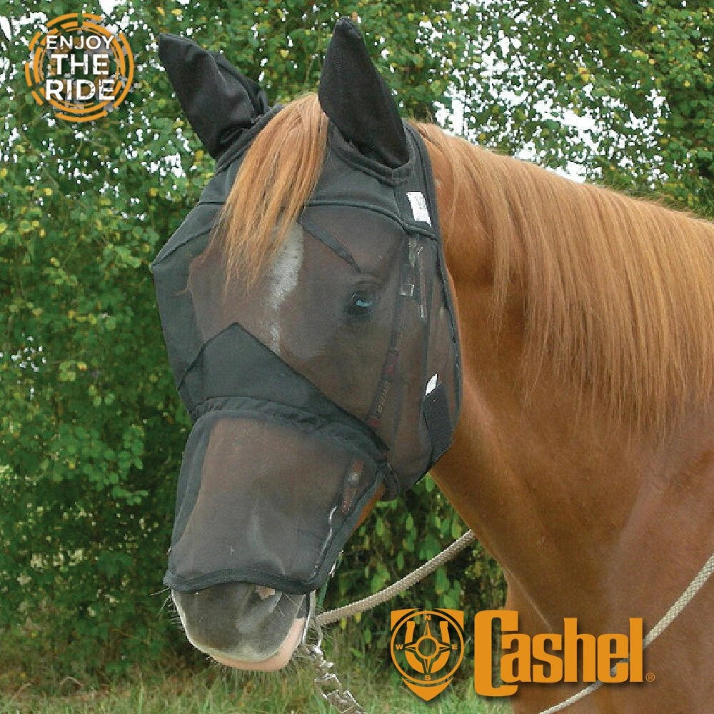 Cashel Quiet Ride Fly Mask - Hooves and Paws