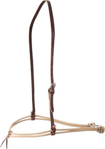 Equibrand Martin Saddlery Nylon Double Rope Noseband Tan NBDROPEB - Hooves and Paws