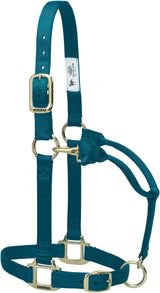 Weaver Leather Adjustable Nylon Halter - Triple-Ply Brass Hardware