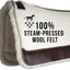 Professional's Choice 100% Wool Felt Contoured Saddle Pad - Pressure Relief & Comfort