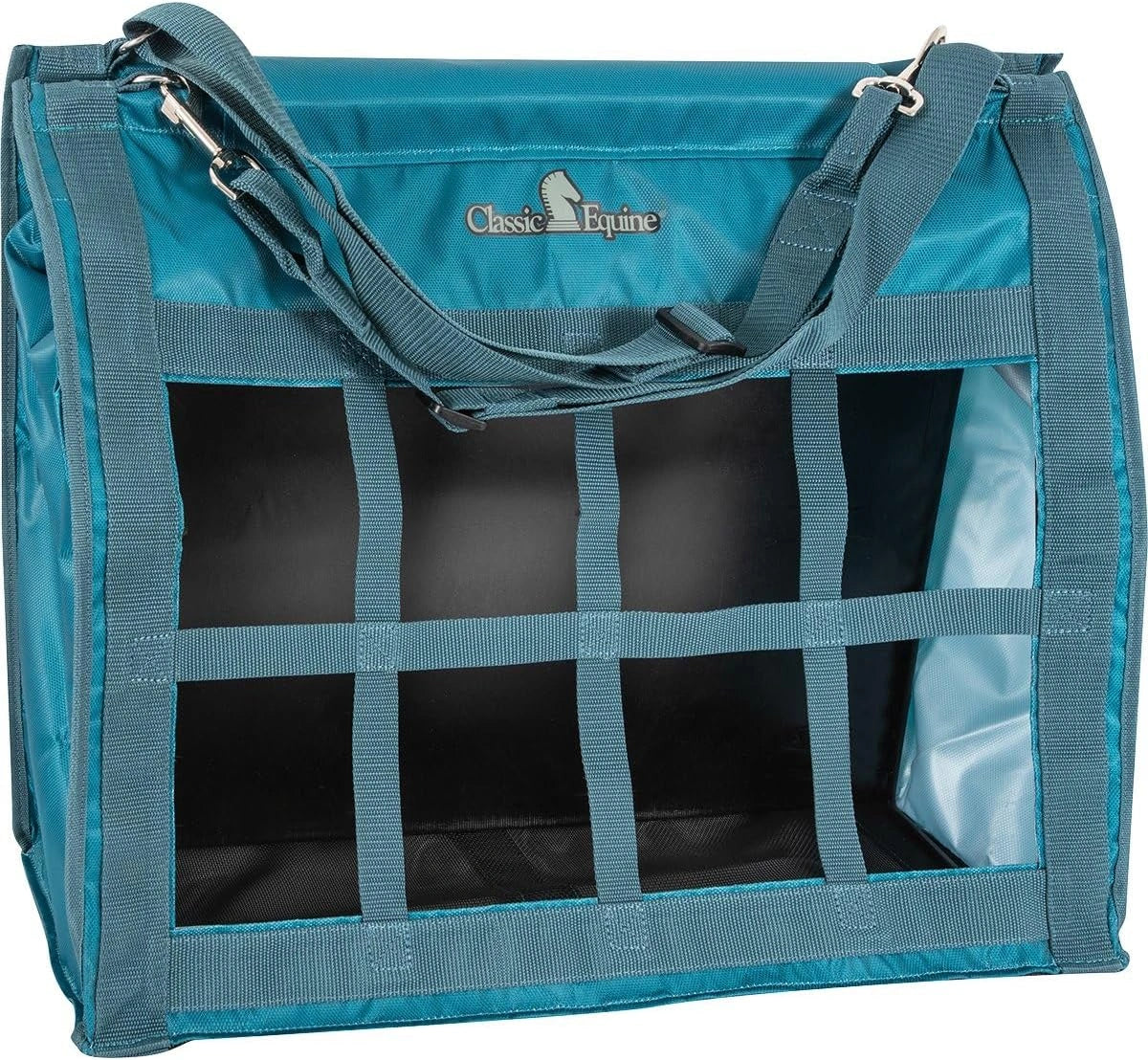 Classic Equine Topload Western Horse Hay Bag - Heavy Duty Waste-Reducing 2-3 Flake Capacity