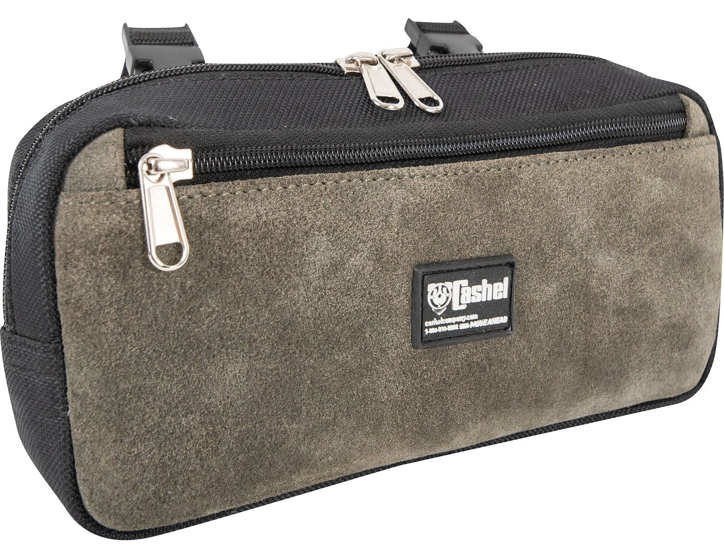 Cashel Small Pommel Bag, Suede - Hooves and Paws