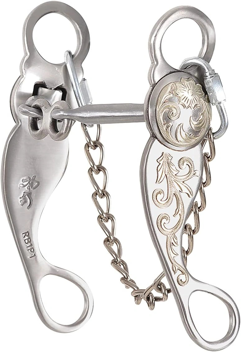 Classic Equine Les Vogt Roper Dogbone Snaffle Bit - 5 3/4" Shank, Leverage Position 1