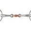 Shires Equestrian Two Ring Copper Lozenge Gag Bit 528 - Hooves and Paws