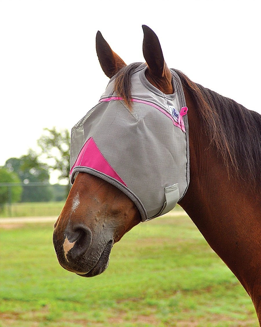 Cool Cashel Crusader Sun Fly Mask - Hooves and Paws