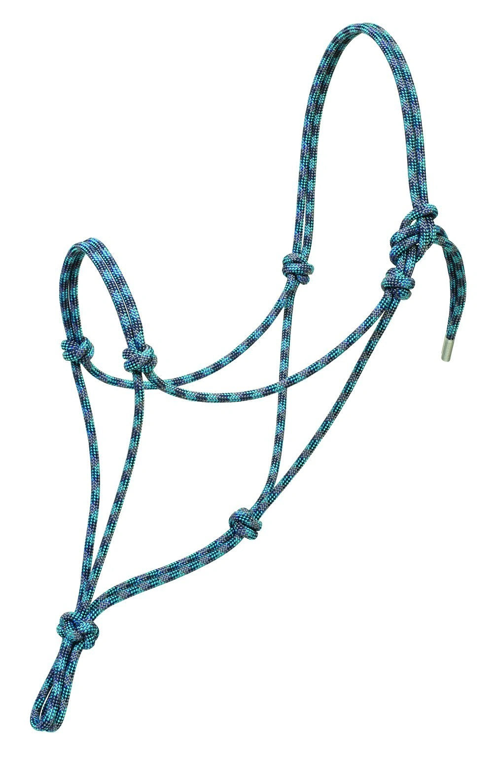 Weaver Leather Silvertip #95 Rope Halter – 5/16" Diamond Braid