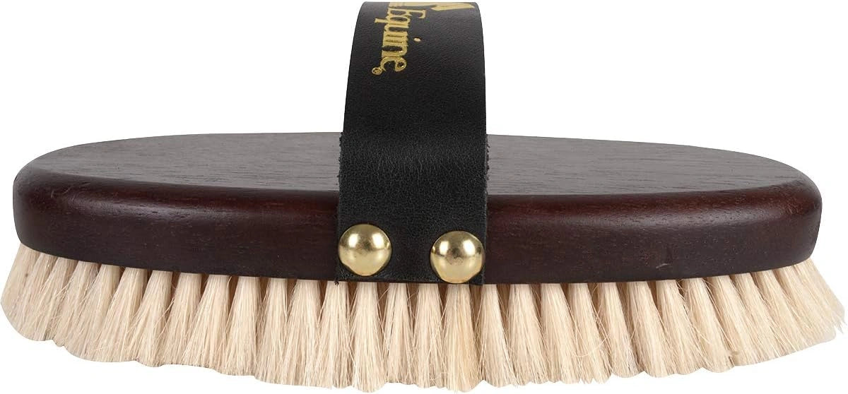 Classic Equine Goat Hair Body Brush – 8.5" Show Finish