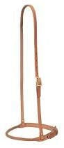 Weaver Leather Round Nose Harness Leather Caveson, Russet - Hooves and Paws