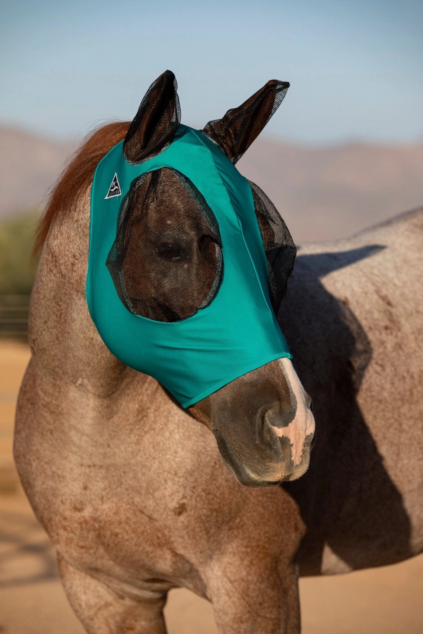 Professional's Choice Comfort Fit Horse Lycra Fly Mask with Ears All Sizes - Hooves and Paws