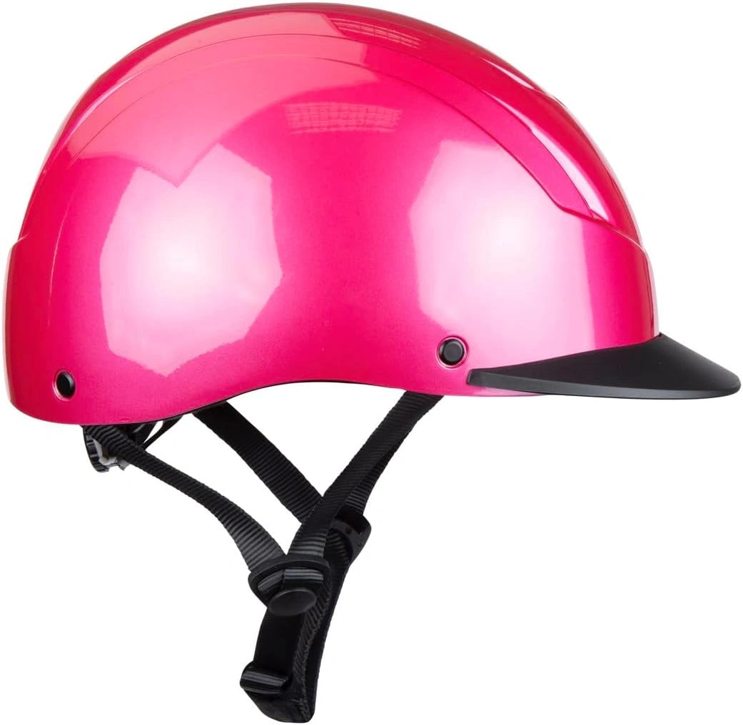 Shires Karben Equestrian Riding Helmet Low Profile Matteo Horse Schooling Safety - Hooves and Paws