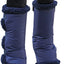 Shires Short Fleece Lined Travel Boots Navy 1998 - Hooves and Paws