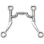 Myler Flat Shank With Sweet Iron Medium Wide Port Comfort Snaffle 5 Inch Mouth Copper Inlay Mb 05 - Hooves and Paws
