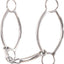 Classic Equine Simplicity Bit - 5" Thick Bar Chain Short Shank Gag Horse Bit for Barrel Racing