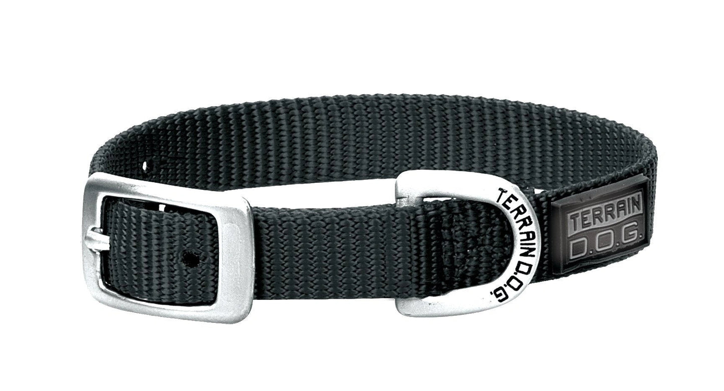 Weaver Leather Nylon Single - Ply Dog Collar - Hooves and Paws