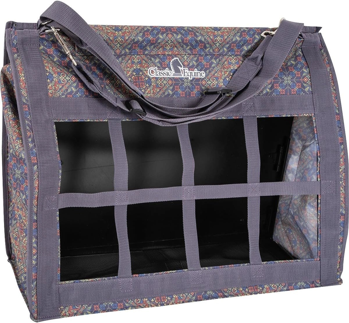 Classic Equine Topload Western Horse Hay Bag - Heavy Duty Waste-Reducing 2-3 Flake Capacity