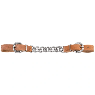 Weaver Leather 4 1/2'' Flat Link Curb, Russet Harness Leather - Hooves and Paws