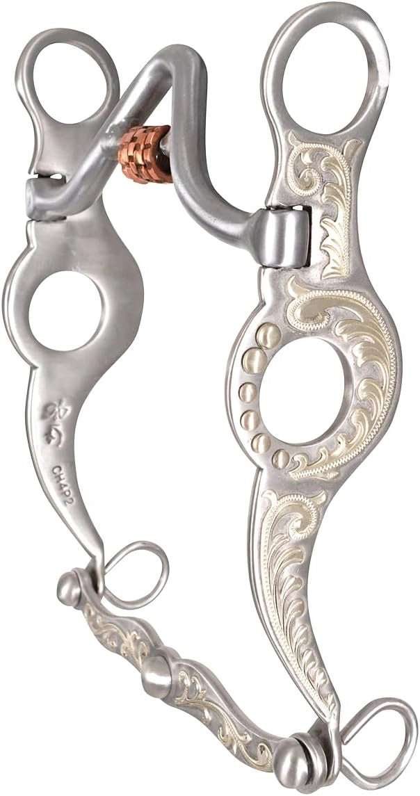 Classic Equine Les Vogt Cowhorse Bit - 1 3/4" Slope Port Mouthpiece, 8" Shank