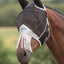 Shires Fine Mesh Horse Equine Fly Mask With Ears And Nose Fringe 60% UV Protection - Hooves and Paws