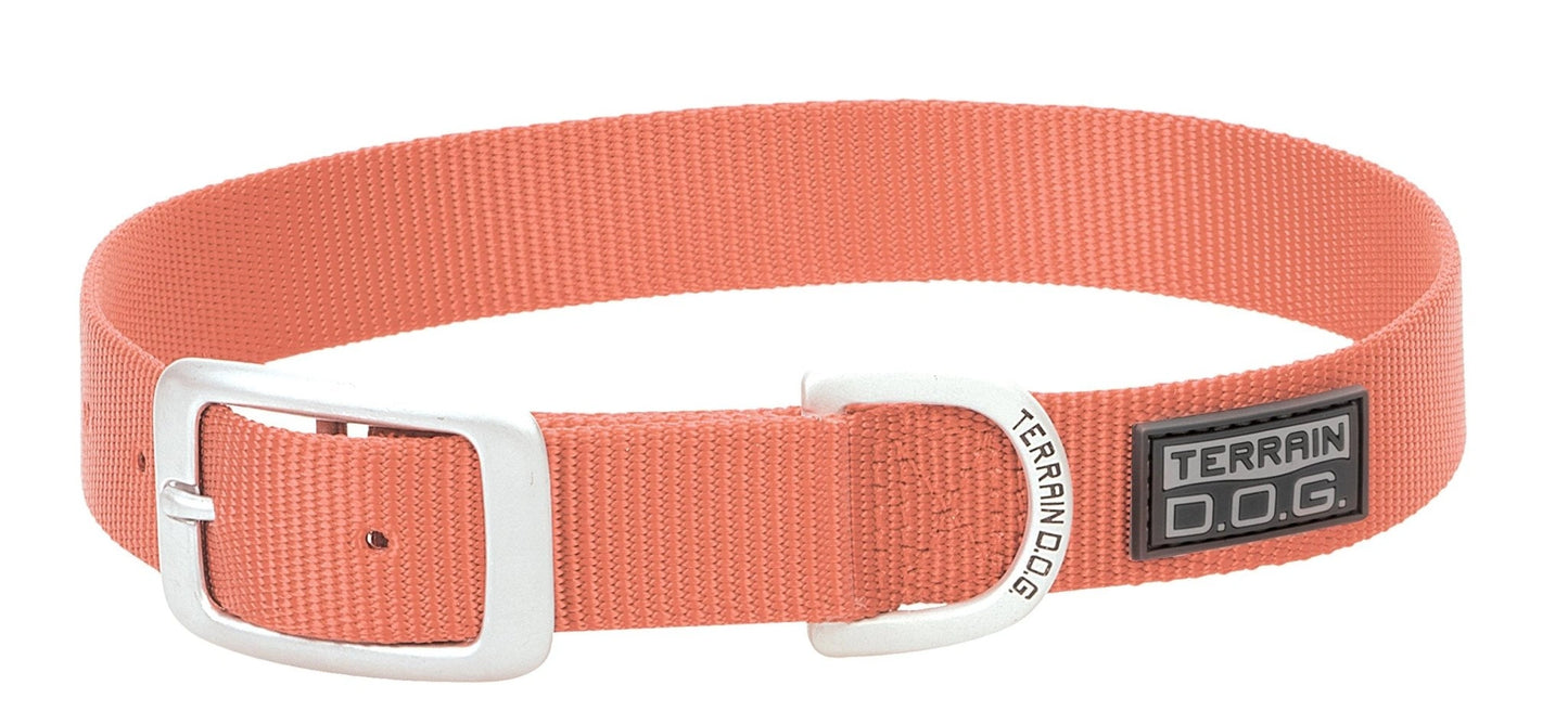 Weaver Leather Nylon Single - Ply Dog Collar - Hooves and Paws