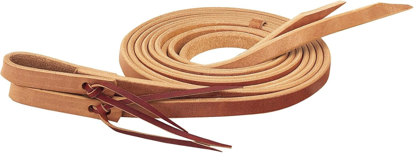 Weaver Leather Russet Split Reins - 1/2" x 7' - Hermann Oak Harness Leather Single-Ply