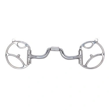 Myler Western Dee With 2 Hooks With Sweet Iron Low Ported Barrel Narrow Snaffle 5 Inch Mouth Stainless Steel Mb 43lp - Hooves and Paws