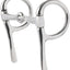 Weaver Leather Miniature Half Cheek Snaffle Bit - 3-1/2 inch Stainless Steel Mouth