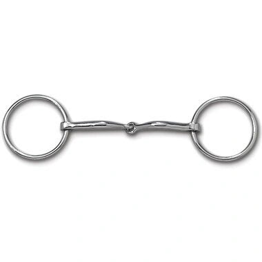 Myler Loose Ring With Stainless Steel Snaffle 5 1/4 Inch Mouth Copper Inlay Mb 09 - Hooves and Paws