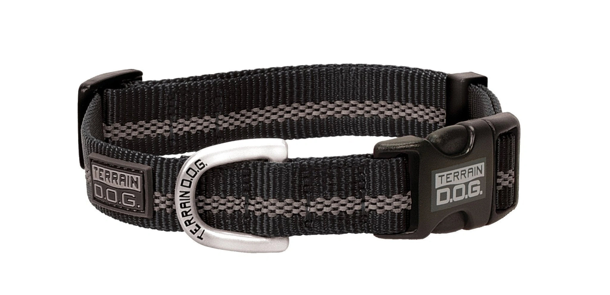 Weaver Leather Terrain D.O.G. Reflective Snap - n - Go Collar - Hooves and Paws