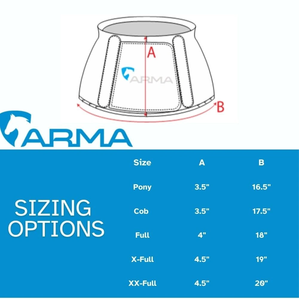 Shires Equestrian Equine Horse Arma Overreach Bell Boot 134V - Hooves and Paws