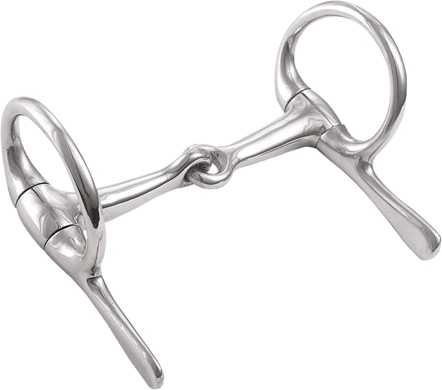 Weaver Leather Miniature Half Cheek Snaffle Bit - 3-1/2 inch Stainless Steel Mouth