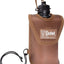 Brown water bottle holder with Cashel logo on a white background