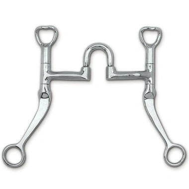 Myler Flat Shank With Sweet Iron Correctional 5 Inch Mouth Curb Bit Mb 27 - Hooves and Paws