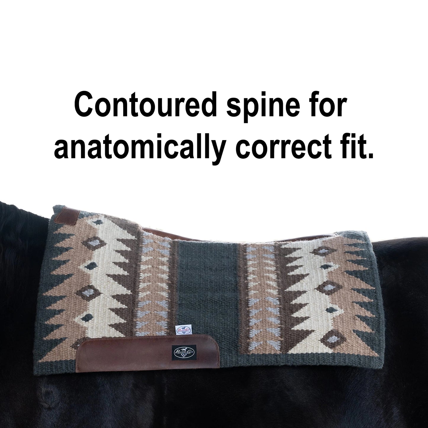 Professional's Choice Fuse Saddle Pad | Navajo Top with Steam-Pressed Bottom 33" x 38"