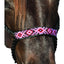 Professional's Choice Braided Rope Cowboy Halter with Lead - Comfortable Flat Nose Design