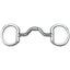Myler Eggbutt Snaffle Without Hooks With Stainless Steel Ported Barrel 5 Inch Mouth Copper Inlay Mb 33 - Hooves and Paws